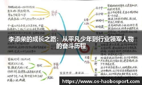 李添荣的成长之路：从平凡少年到行业领军人物的奋斗历程